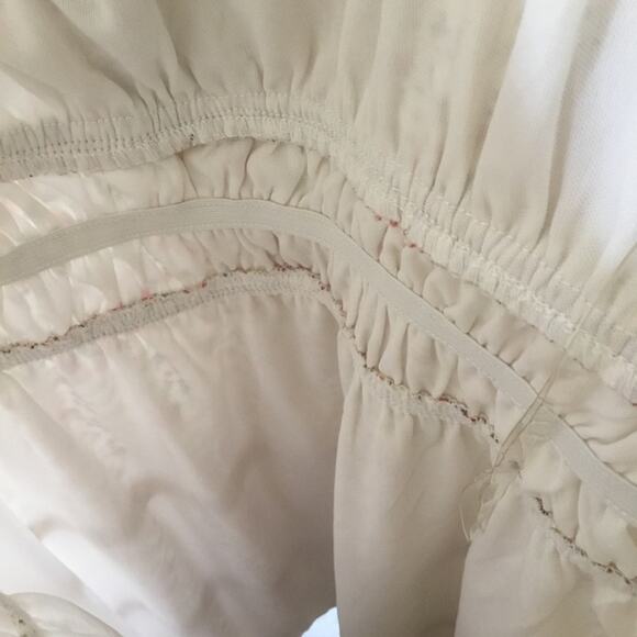 Trixxi Tan Floral-Print Chiffon Tiered Fit & Flare Dress - Picture 11 of 12